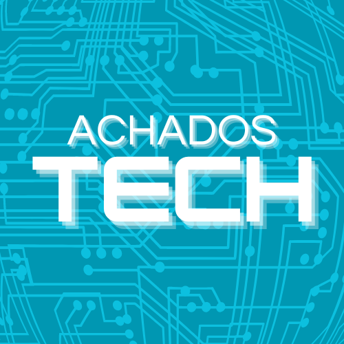 Logo ciano para Achados Tech