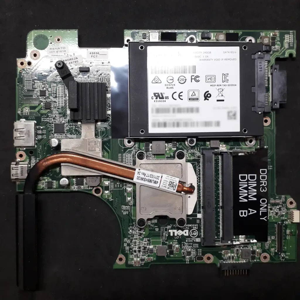 Placa-mãe de notebook