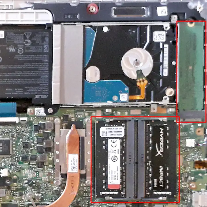 Upgrade de RAM e SSD em notebook Asus