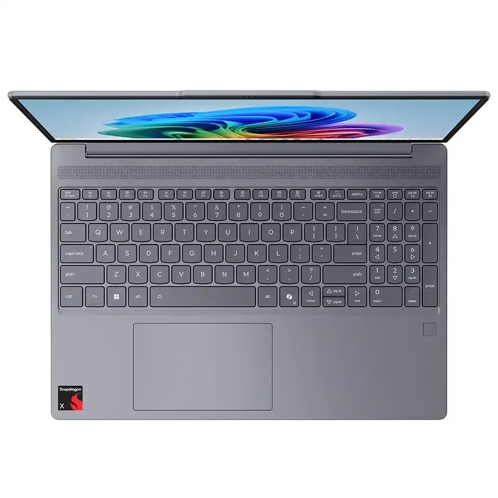 Vista do teclado do Notebook Lenovo IdeaPad Slim 3x